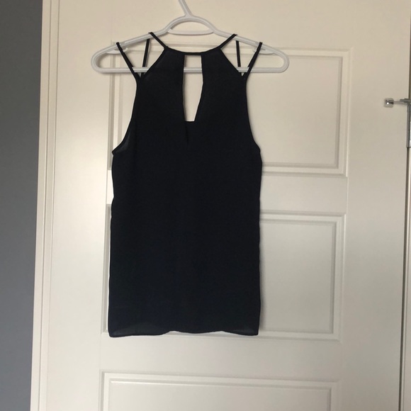 SmartSet Navy Top - Picture 2 of 2